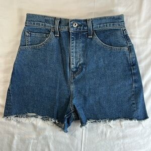 Levi’s 701’s  jeans shorts cut offs High Rise‎ size 25